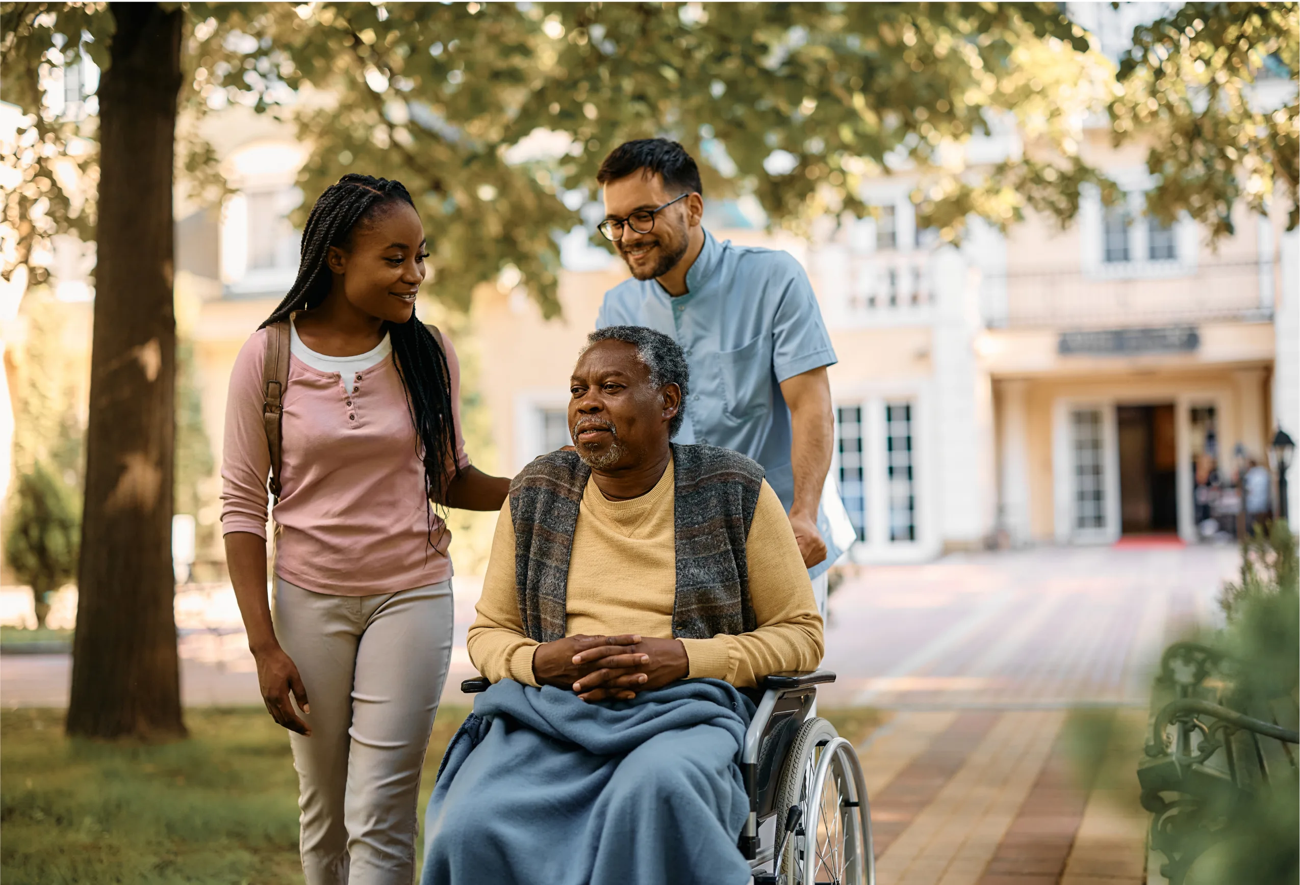 black-senior-in-wheelchair-enjoying-with-his-daugh-2023-02-23-22-34-56-utc