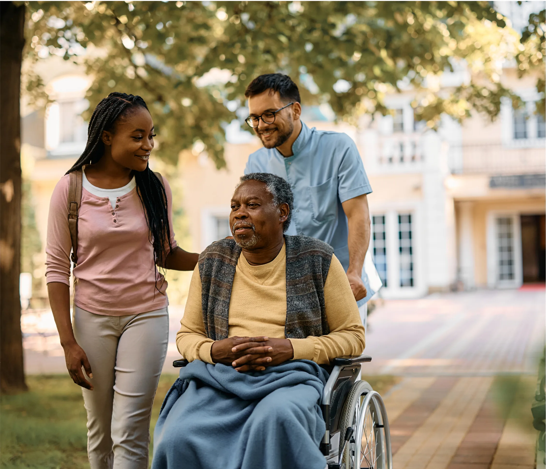 black-senior-in-wheelchair-enjoying-with-his-daugh-2023-02-23-22-34-56-utc