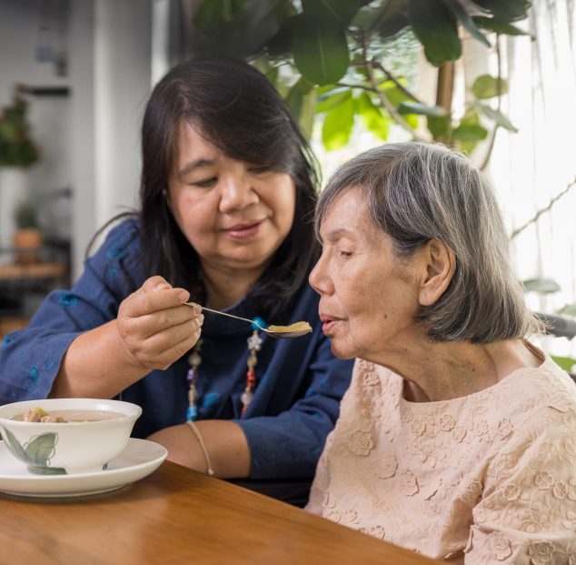 About Us – True Care Home Care – NYC & Westchester County – caregiver helps feeding patient About Us - True Care Home Care - NYC & Westchester County - caregiver helps feeding patient